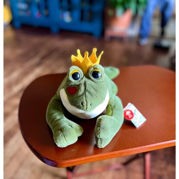 A&A Plush Frog Prince 07161 Flopsies Collection Plush, Stuffed Animal 12" - Picture 7 of 7